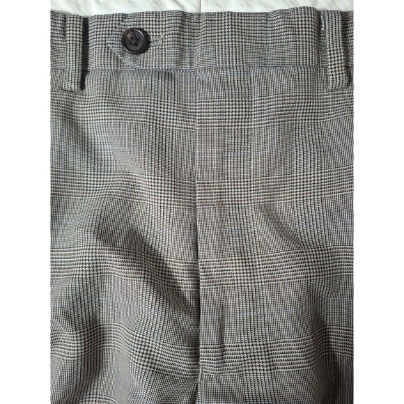 Ralph Lauren Polo Dress Pants Men's 36x30 Gray Checkered Pleated Preppy Casual - Picture 5 of 11